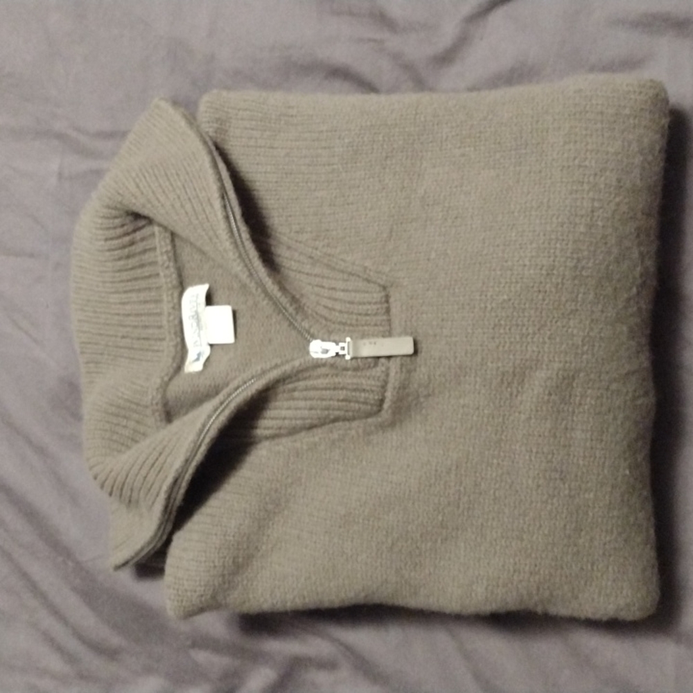 Men's Wool Wind River 1/4 zip Sweater